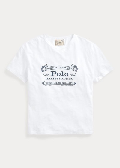 Polo Ralph Lauren Classic Fit Graphic T Shirt Herre Danmark (WRUTI1745)